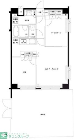 ルーブル下赤塚の物件間取画像